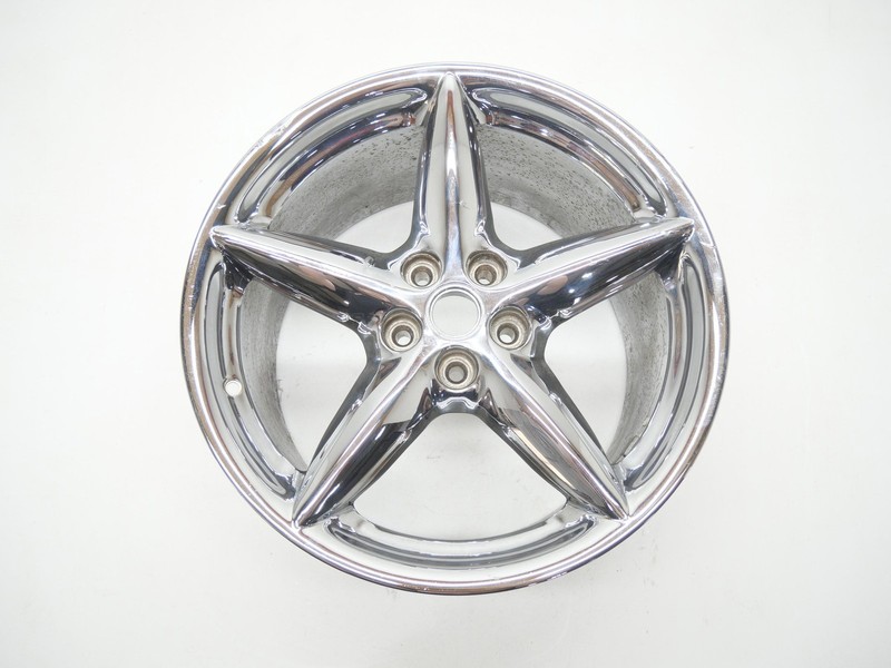 2001 Ferrari 360 Spider BBS Rear Wheel 18x10 Chrome 5 Spoke Rim Original OEM