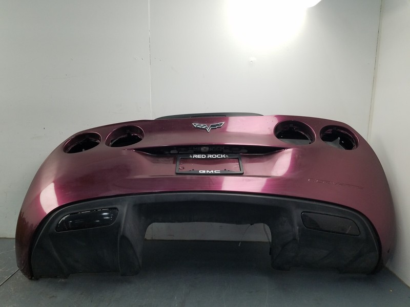 2007 Chevy Corvette C6 Z06 Rear Bumper Assembly- Vinyl Wrapped #7228 A6