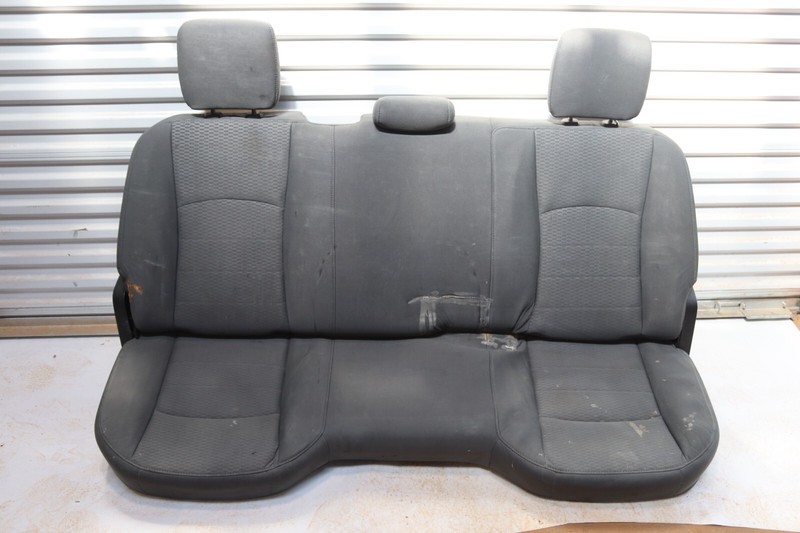 2013-2018 DODGE RAM 3500 CREW CAB REAR SEAT BENCH CLOTH GRAY OEM