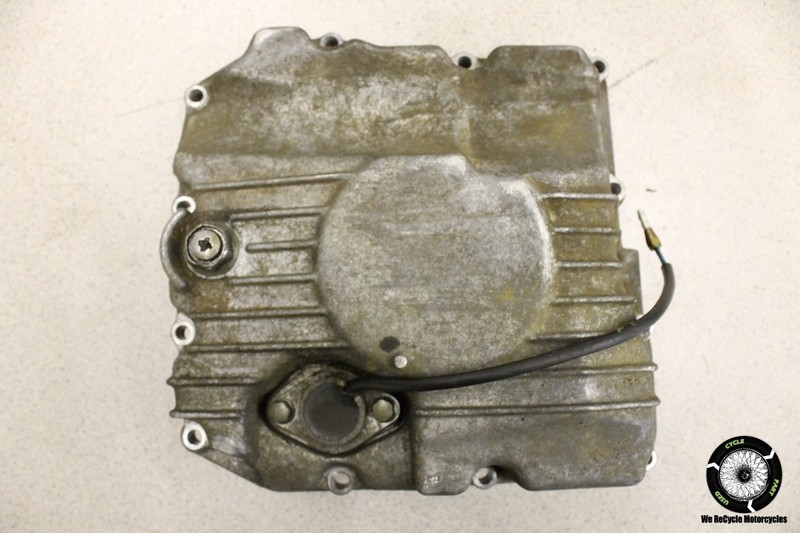 1996 YAMAHA XJ 600 S SECA ENGINE OIL SUMP GUARD PAN COVER W/SENSOR OEM 96 XJ600