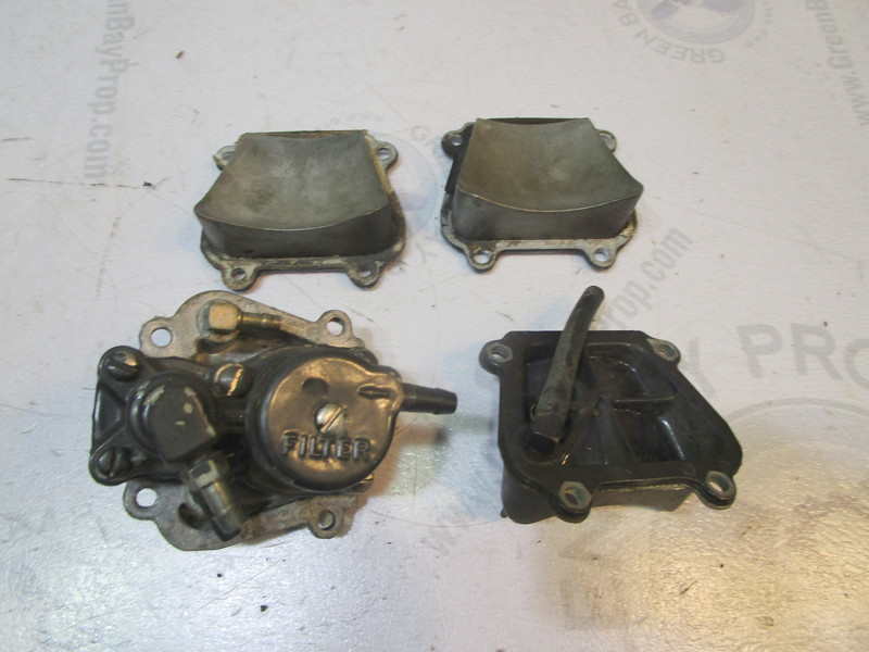 FA411222 FA686431 817870A1 Force 25-125 HP Transfer Port Fuel Cover & Pump 89-92