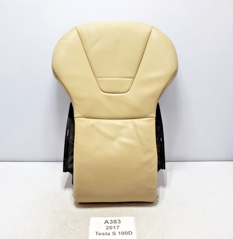 ✅ 2016-2020 Tesla Model X S Front Right Passenger Side Seat Upper Cushion Beige*