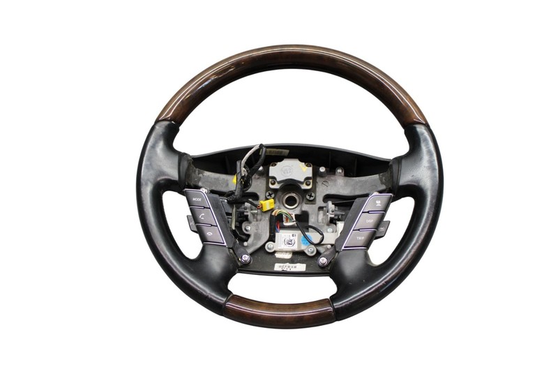 11-13 Hyundai Equus Front Steering Wheel Leather Black 56100-3N200 Oem