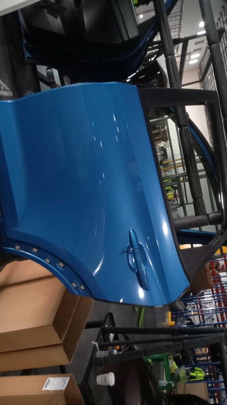2017 Hyundai Tucson Rear Left Door Blue 164141 Used OEM Part 113K Miles