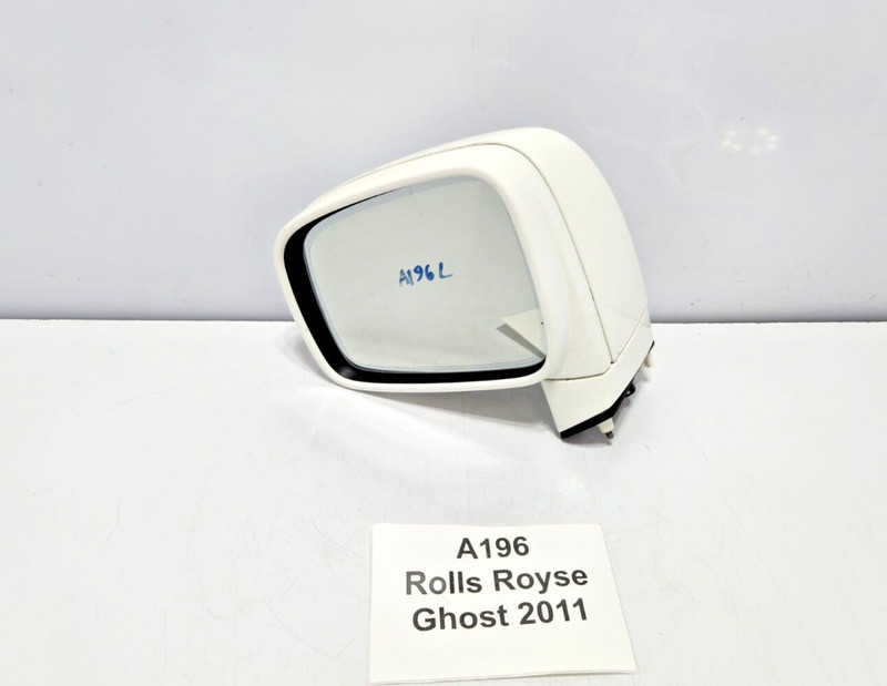 ✅ 10-14 OEM Rolls Royce Ghost RR4 Left Driver Side Mirror Assembly White*