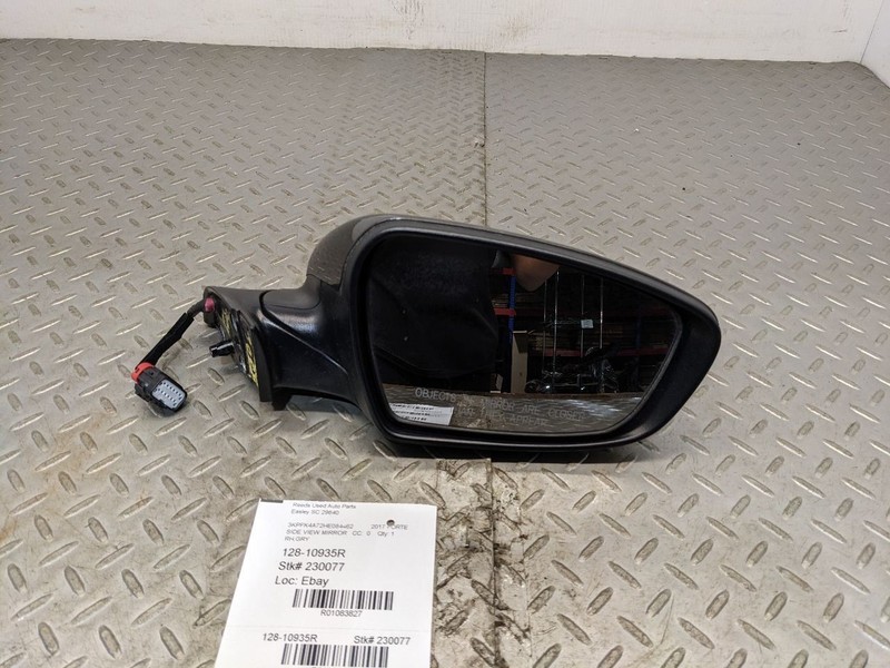 Passenger Side View Mirror Power Manual Folding Fits 16-18 FORTE 1083827