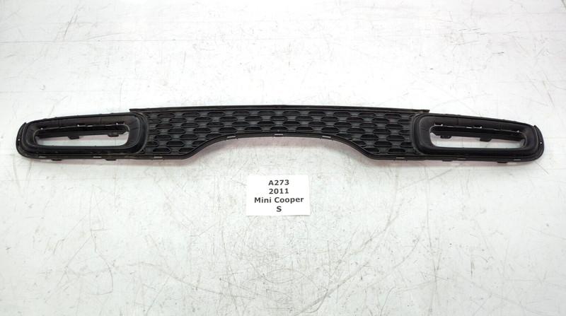✅ 11-15 OEM Mini Cooper S R56 Rear Bumper Grille Cover Trim Black