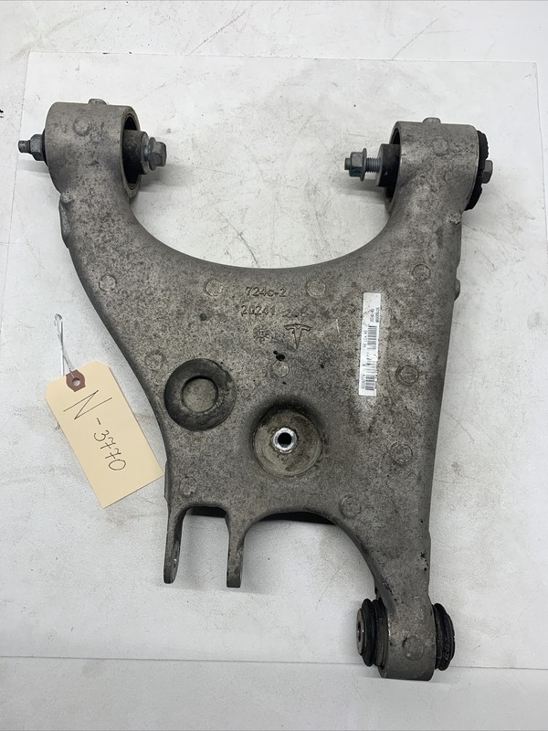 12-15 Tesla Model S MS Rear Driver Lower Control Arm Left 6006774-00 3770 S14