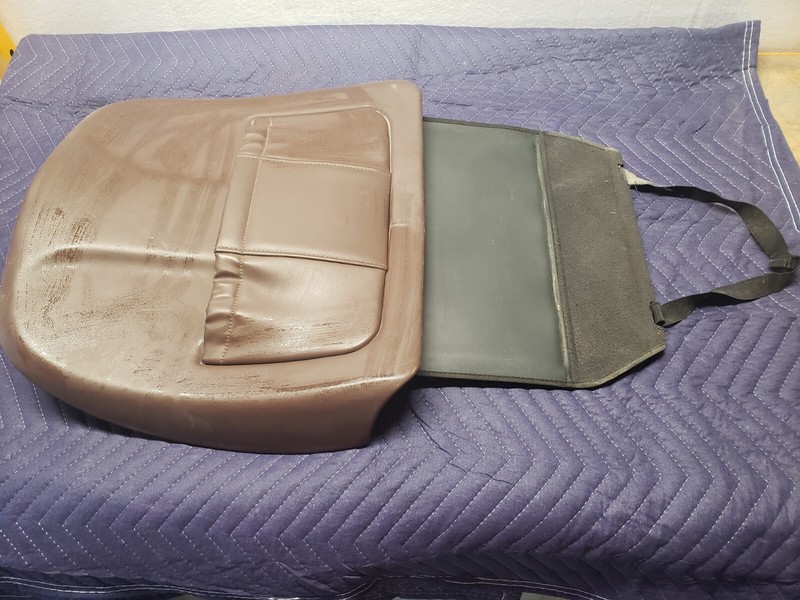 2009-2014 Hyundai Genesis Sedan Front Right Seat Upper Back Rest Cover Panel