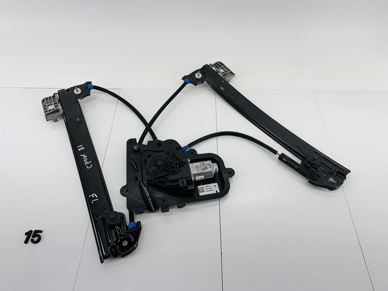 17-23 TESLA MODEL 3 FRONT LEFT DRIVER SIDE DOOR WINDOW REGULATOR & MOTOR OEM