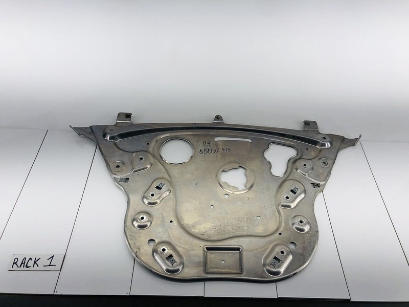 12-18 BMW 650I F13 XDRIVE 4.4L ENGINE LOWER SPLASH GUARD SKID PLATE SHIELD OEM