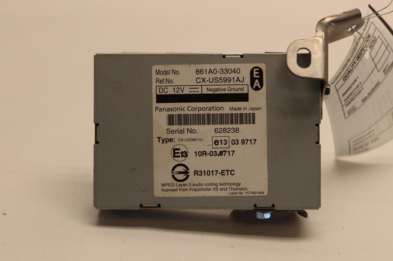 2007-2012 LEXUS ES350 MULTIPLEX MULTIMEDIA INTERFACE CONTROL MODULE UNIT OEM