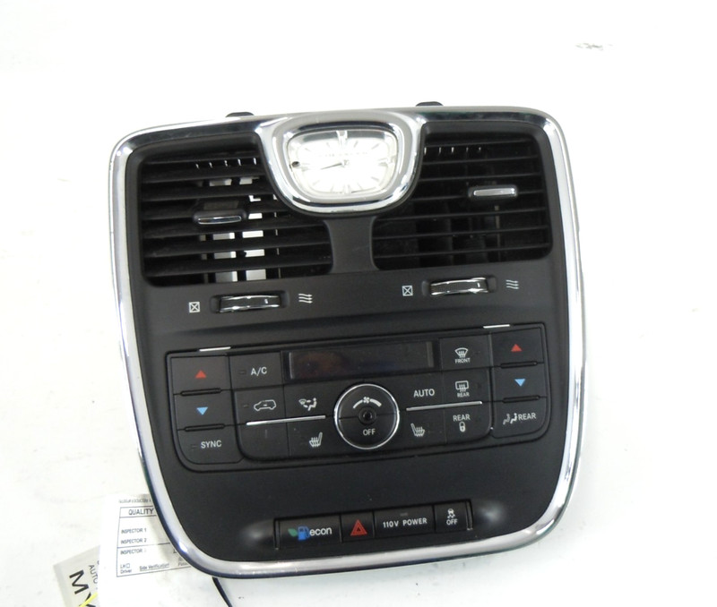 11-16 Chrysler Town & Country Front AC Heat Climate Temperature Control W/ Vents