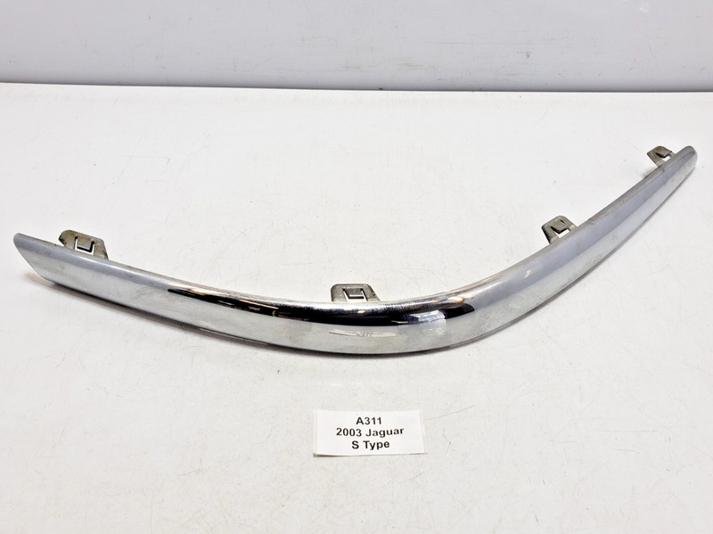 ✅ 2000-2004 OEM Jaguar S-Type X200 Rear Left Driver Side Bumper Molding Chrome