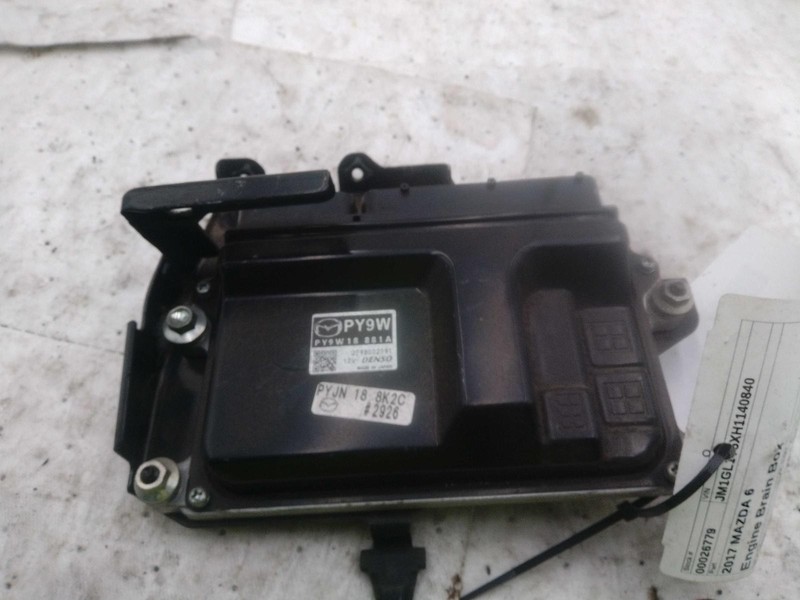 2017 Mazda 6 Engine Control Module ECM PY9V18881 OEM Used 108K Miles White