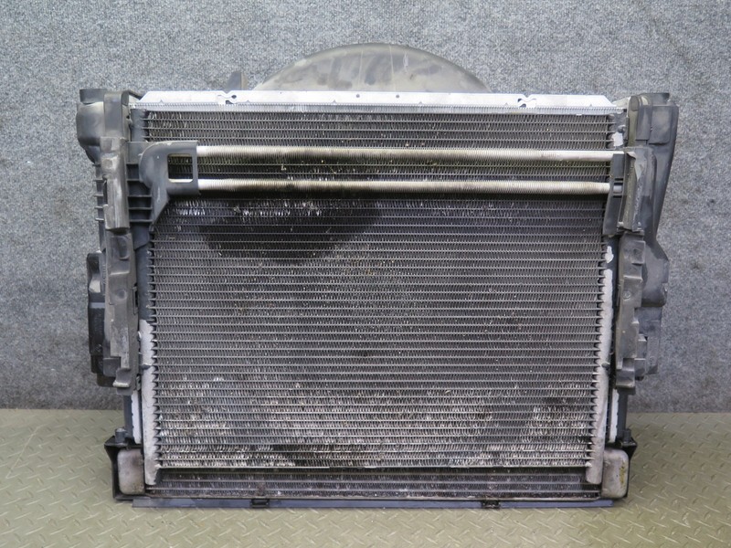 2001-2006 BMW E46 M3 S54 ENGINE RADIATOR A/C CONDENSER OIL COOLER SHROUD SET