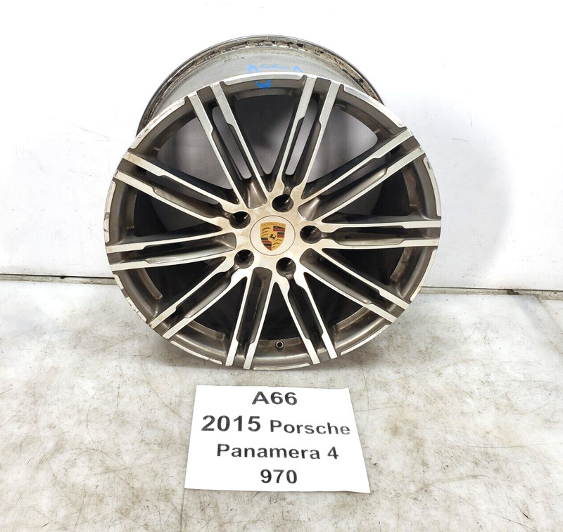 ✅ 14-16 OEM Porsche Panamera 4 Rear Wheel Rim 11xR20 911 Turbo III Alloy Silver