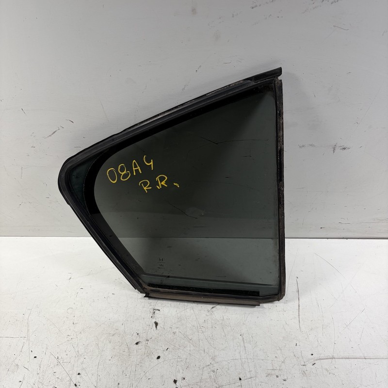 08-12 Honda Accord 4D Right Rear Door Quarter Glass w/ Seal 73405-TA5-A00 OEM