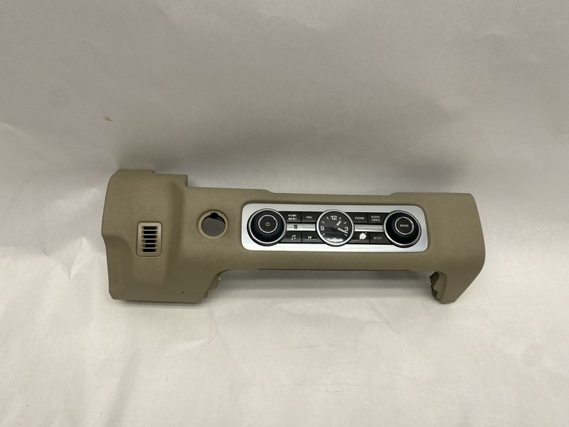 2010-2013 RANGE ROVER SPORT DASH RADIO AUDIO SWITCH CONTROL CLOCK W/ BEZEL OEM