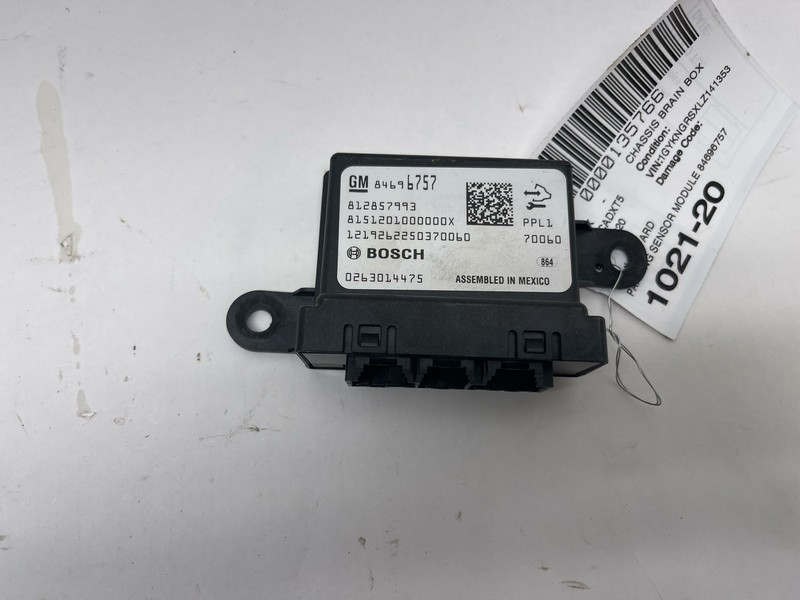 2017-2020 CADILLAC XT5 PARKING ASSIST COMPUTER CONTROL SENSOR MODULE BOSCH OEM