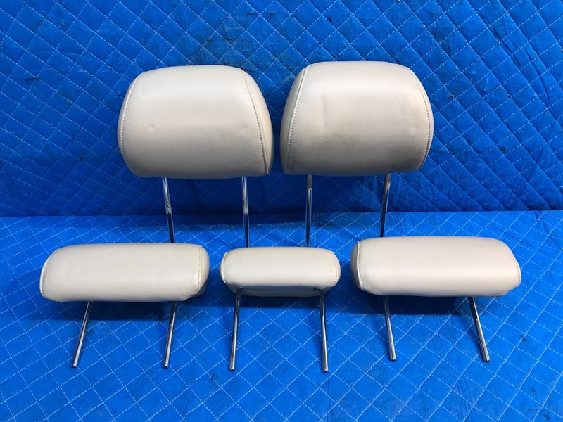 99-03 Lexus RX300 Headrest Set of 5 Leather Left Right Front Rear Beige OEM
