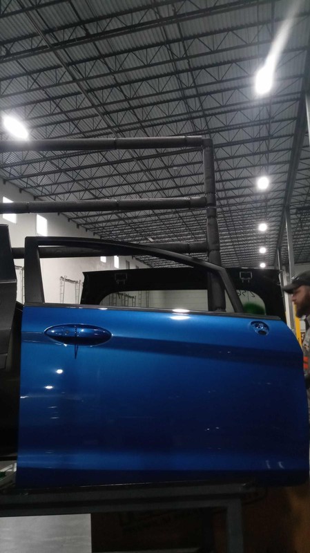 2011 Ford Fiesta Right Door Blue OEM Used 77000 Miles Power Windows