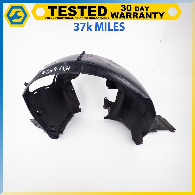 05-12 ASTON MARTIN DB9 DBS FRONT LEFT FENDER LINER SPLASH SHIELD OEM