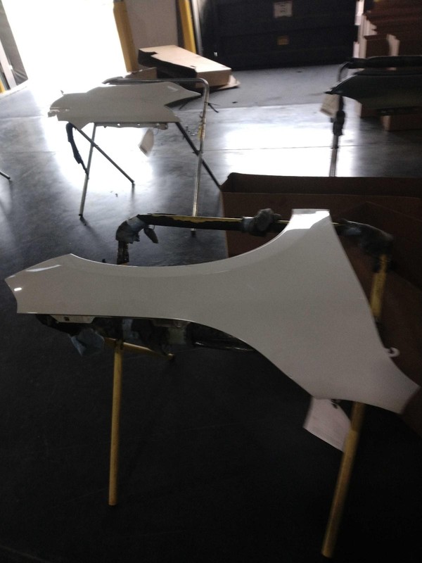 2015 Volvo S60 Right Fender White OEM Used 70058 144K Miles