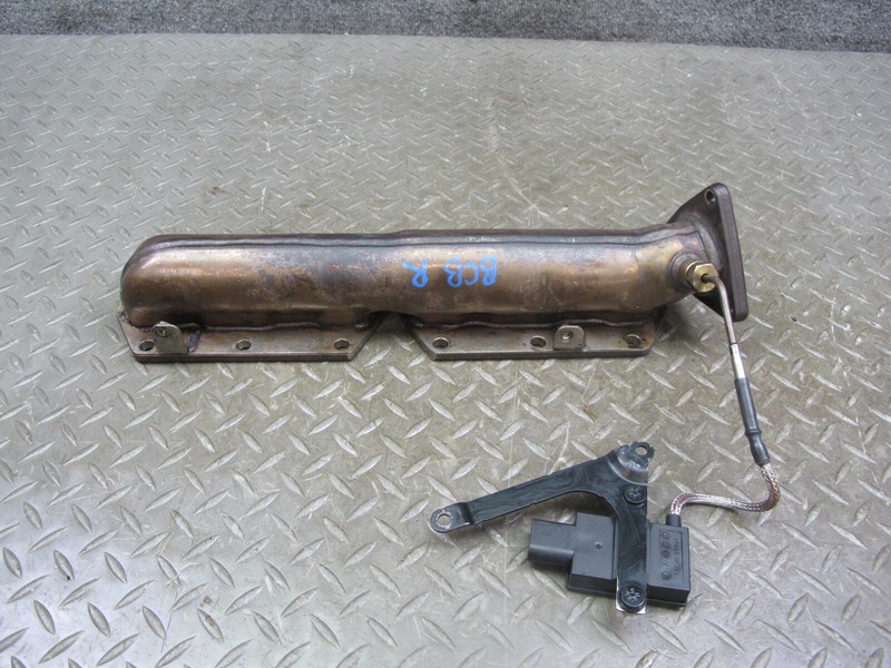 03-12 BENTLEY CONTINENTAL GTC GT FLYING SPUR 6.0 RIGHT EXHAUST MANIFOLD W SENSOR