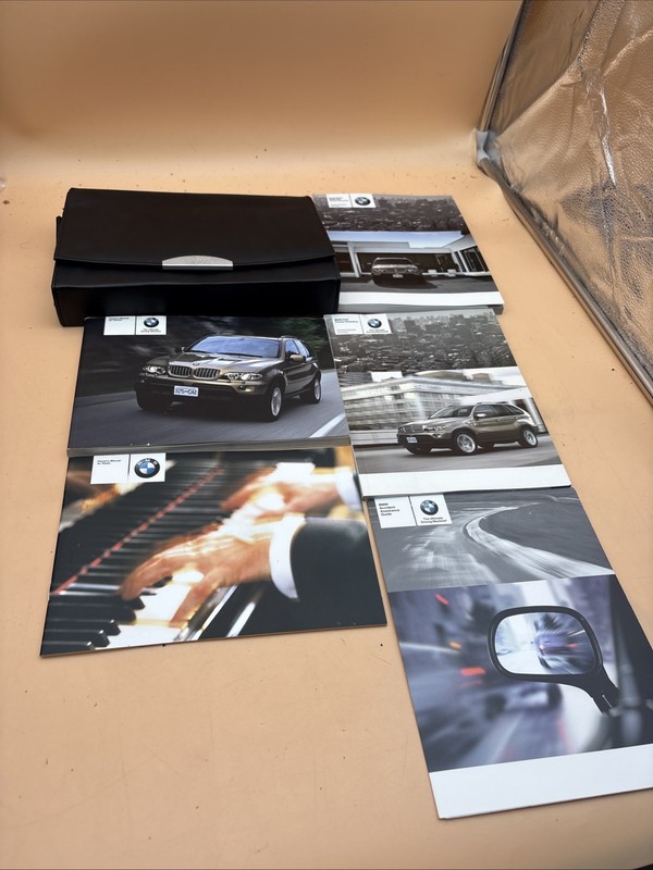 2005 Bmw X5 3.0i Owners manual 3.0i 4.4i 4.8is With Case included