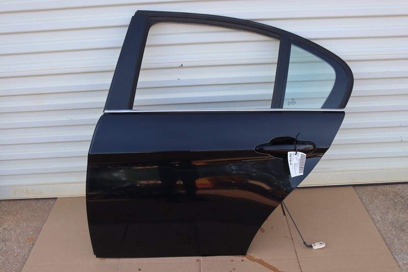 2007-2011 BMW 335I E90 SEDAN REAR LEFT SIDE DOOR SHELL PANEL BLACK OEM