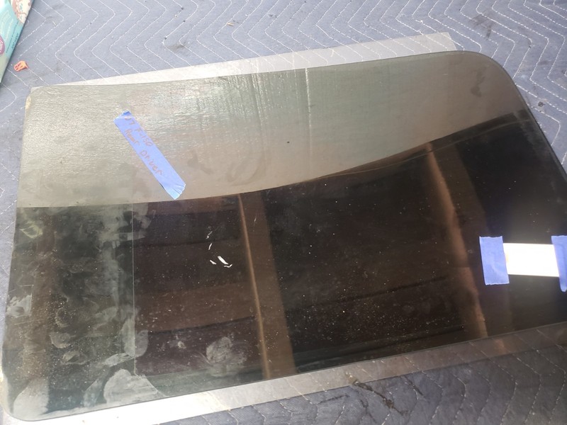 2007 F150 Driver Left Extended Cab Rear Door Glass