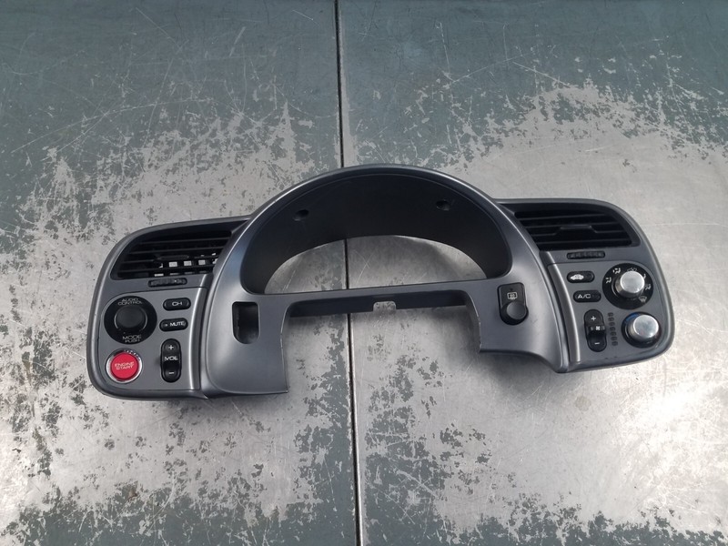 2002 Honda S2000 AP1 Gauge Cluster Bezel / Controls #8957 P2