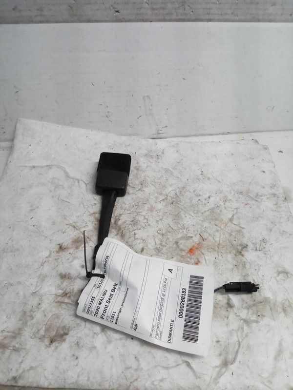 2020 Chevrolet Malibu OEM Grey Seat Belt 4DR Used Part NJ25-21355-525924
