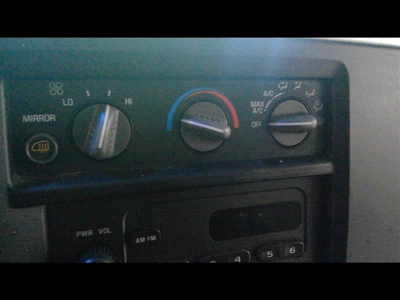 Temperature Control Dash Mounted With AC Fits 01-07 EXPRESS 1500 VAN 1176817