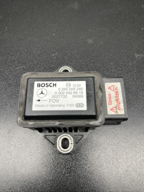 03-12 Mercedes R230 SL500 E350 SL55 AMG Yaw Turn Rate Acceleration Sensor OEM