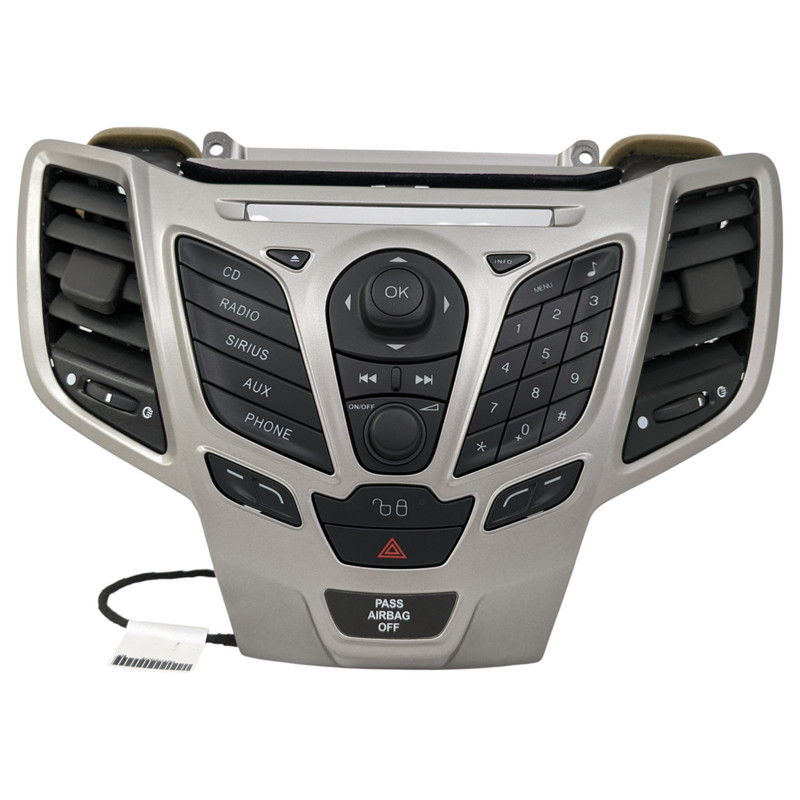 2011-2012 Ford Fiesta Radio Control Panel w/Voice Recognition ID AE8T18K811BA