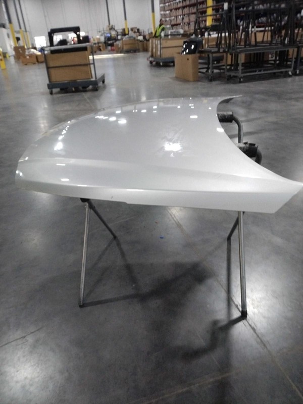 2017 Hyundai Sonata OEM Silver Hood Panel with Dings - 66400C2000
