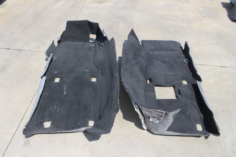 05-13 Chevy Corvette Complete Floor Carpet Trunk Set Black OEM