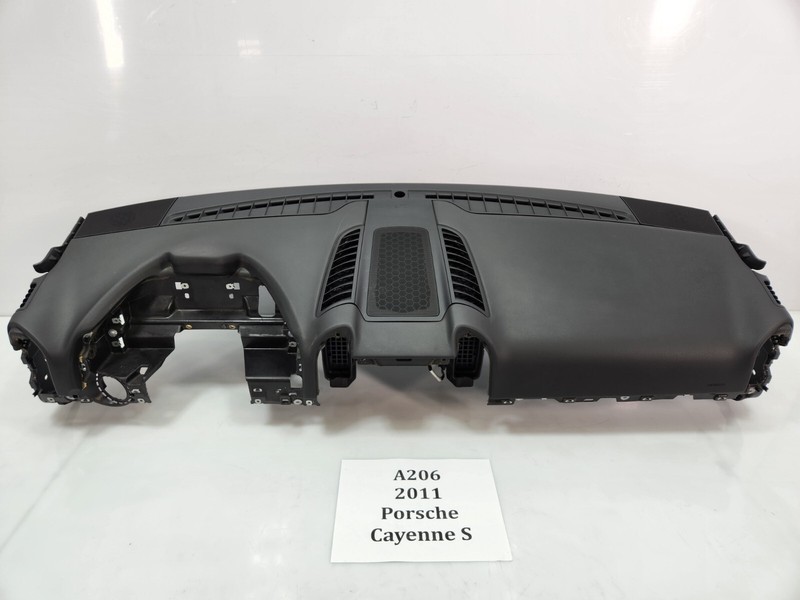 ✅ 2011-2018 OEM Porsche Cayenne S 958 Dashboard Instrument Panel Leather Black