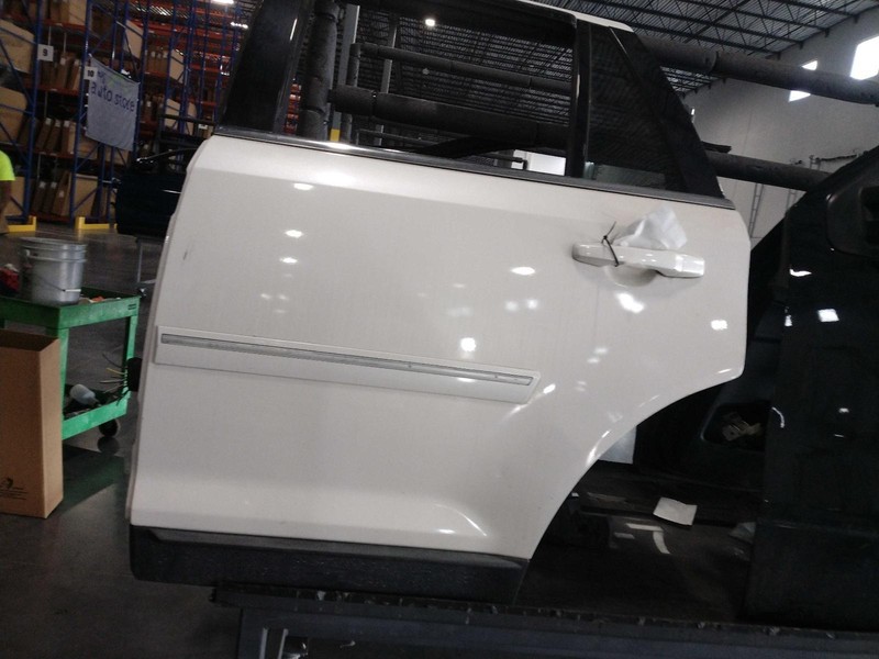 2012 Ford Edge Left Rear Door White, Used, 81000 Miles, OEM Part #216385