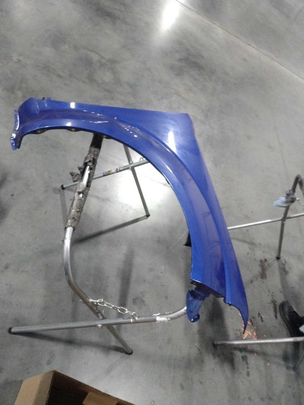 2013 Nissan Frontier Front Right Fender Blue OEM 549391 102K Miles