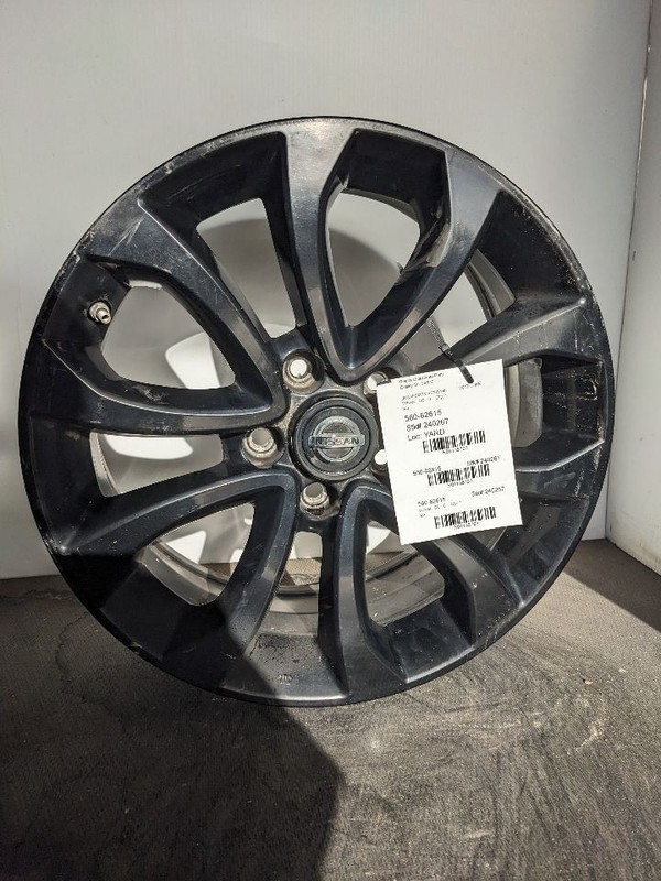 Wheel 17x7 Alloy 5 V Spoke Black Fits 14 17 JUKE 1136793
