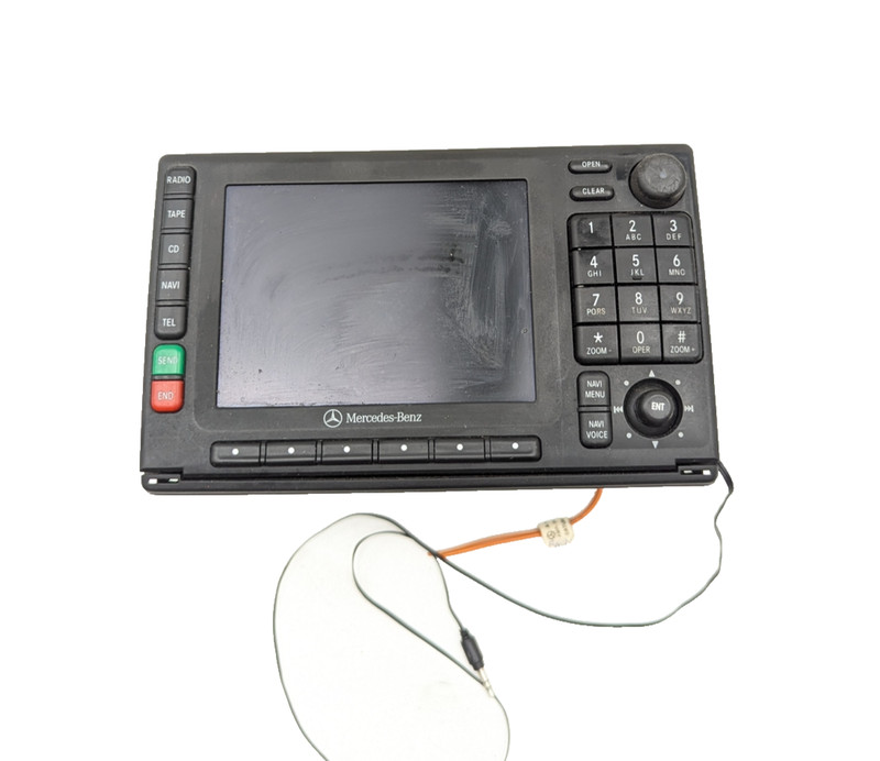 2001 MERCEDES ML320 RADIO RECEIVER SCREEN 1638201686With Aux