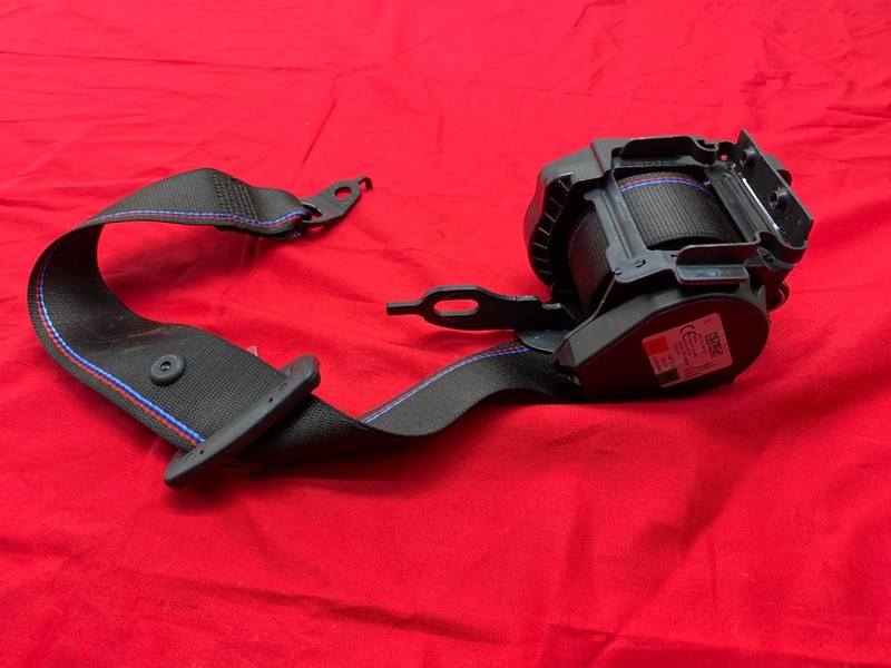 17-23 BMW G30 F90 M5 Competition Stitch Rear Right Upper Seat Belt Retractor OEM