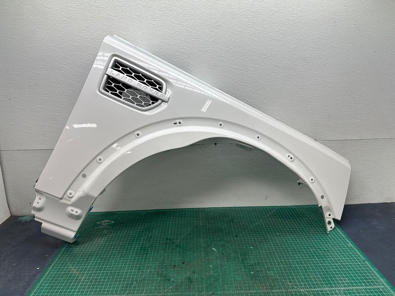 10-16 LAND ROVER LR4 FRONT RIGHT PASSENGER SIDE FENDER WING White OEM