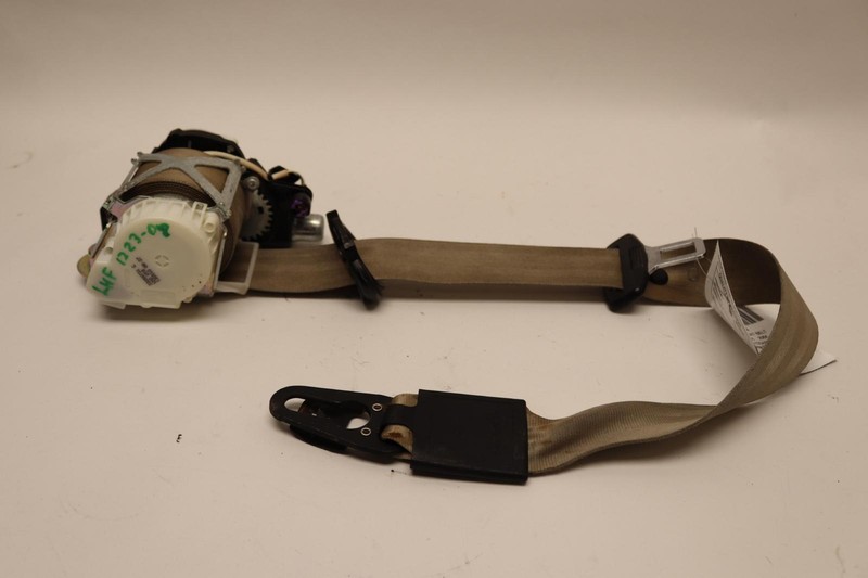 2007-2015 AUDI Q7 FRONT LEFT DRIVER SIDE SEAT BELT TAN OEM