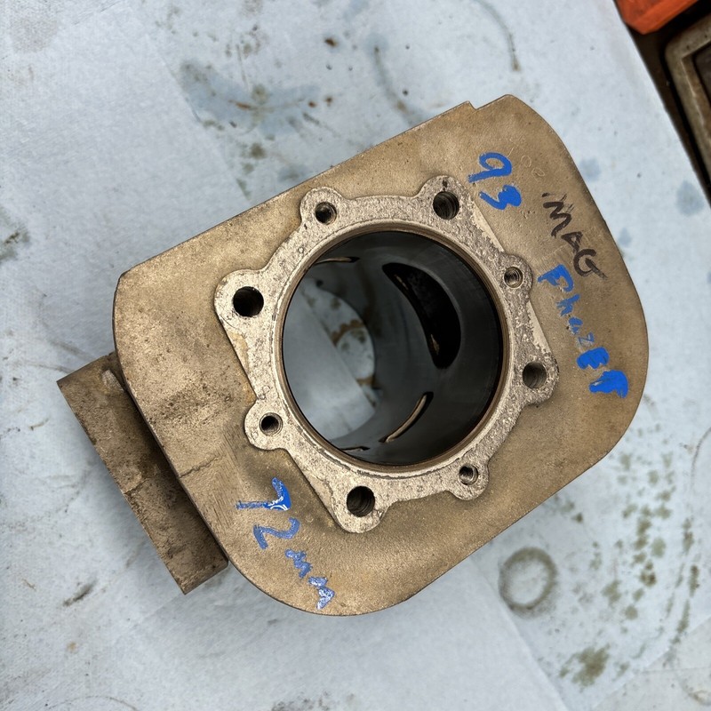 1993 YAMAHA PHAZER PZ 480 Motor Cylinders ,Jug ,Barrel 72mm Good