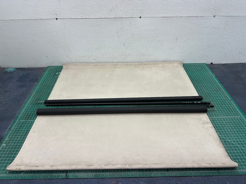 10-19 JAGUAR XJ XJR SUNROOF SUN SHADE BLIND ROLLER SET OEM