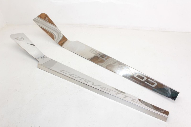 97-04 CORVETTE 5.7L LS1 Pair of Aftermarket Door Sill Scuff Plates